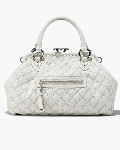 Marc Jacobs Customer Favorite | Re-Edition Quilted Leather Stam Bag Cloud White
