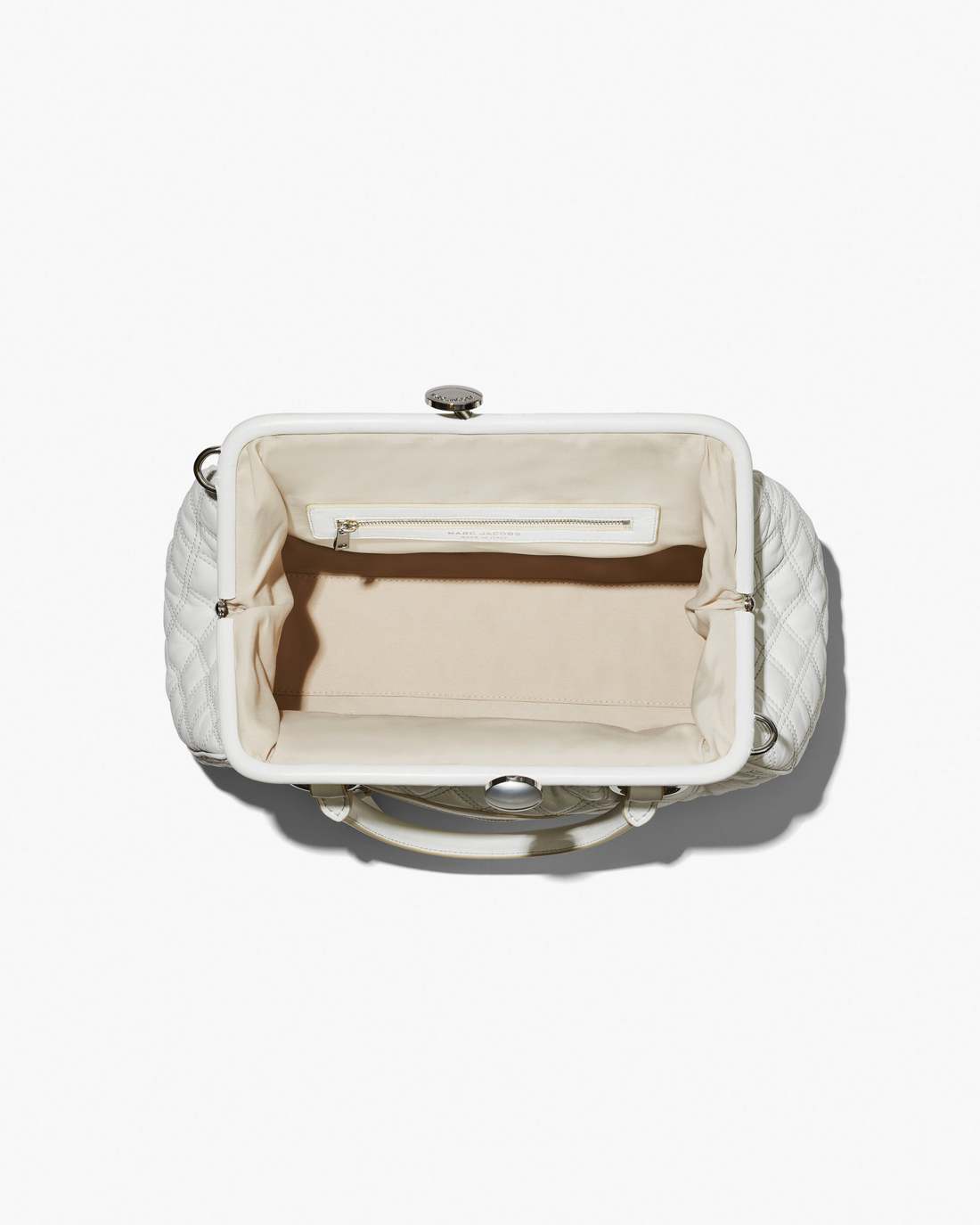 Marc Jacobs Customer Favorite | Re-Edition Quilted Leather Stam Bag Cloud White