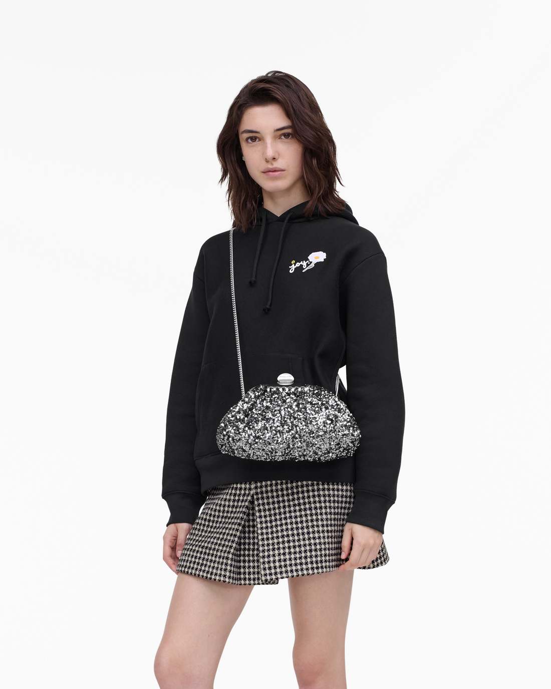 Marc Jacobs Latest | The Sequin Glam Small Clutch Silver