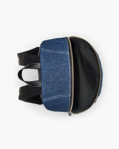 Marc Jacobs Best Seller | The Biker Colorblock Denim Large Backpack Indigo Multi