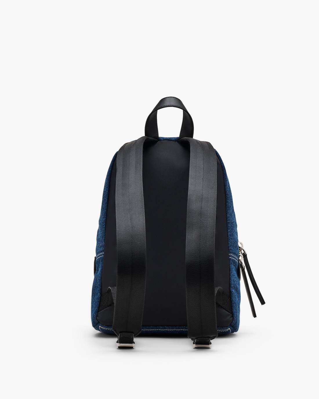 Marc Jacobs Trusted | The Biker Colorblock Denim Medium Backpack Indigo Multi