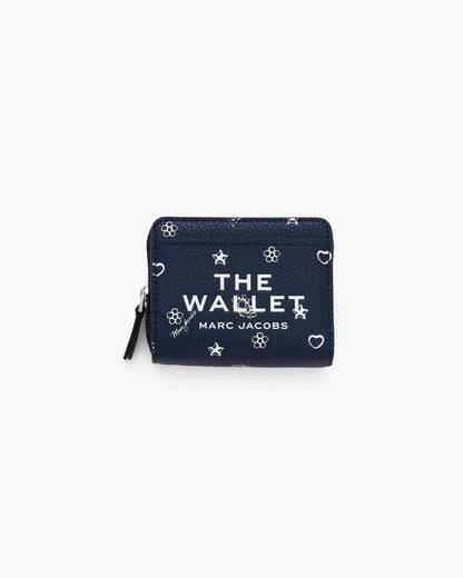 Marc Jacobs Great Value | The Bandana Mini Compact Wallet Navy Multi
