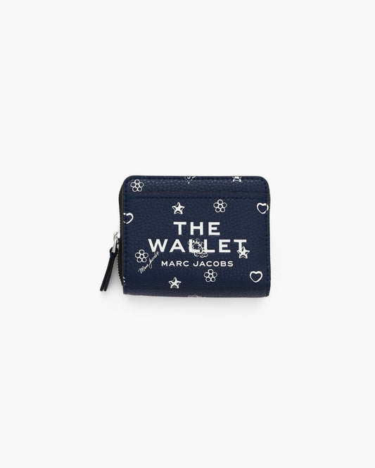 Marc Jacobs Great Value | The Bandana Mini Compact Wallet Navy Multi