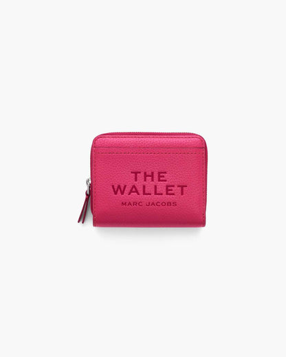 Marc Jacobs Great Value | The Leather Mini Compact Wallet Raspberry Pink