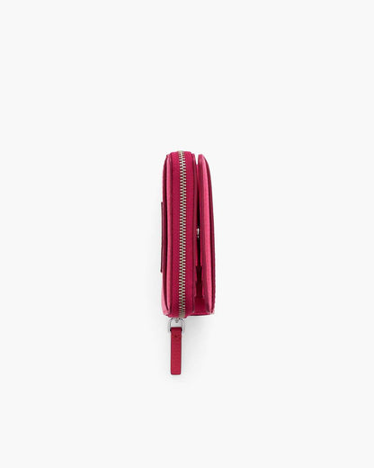 Marc Jacobs Great Value | The Leather Mini Compact Wallet Raspberry Pink