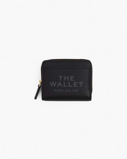 Marc Jacobs Discount | The Leather Mini Compact Wallet Black