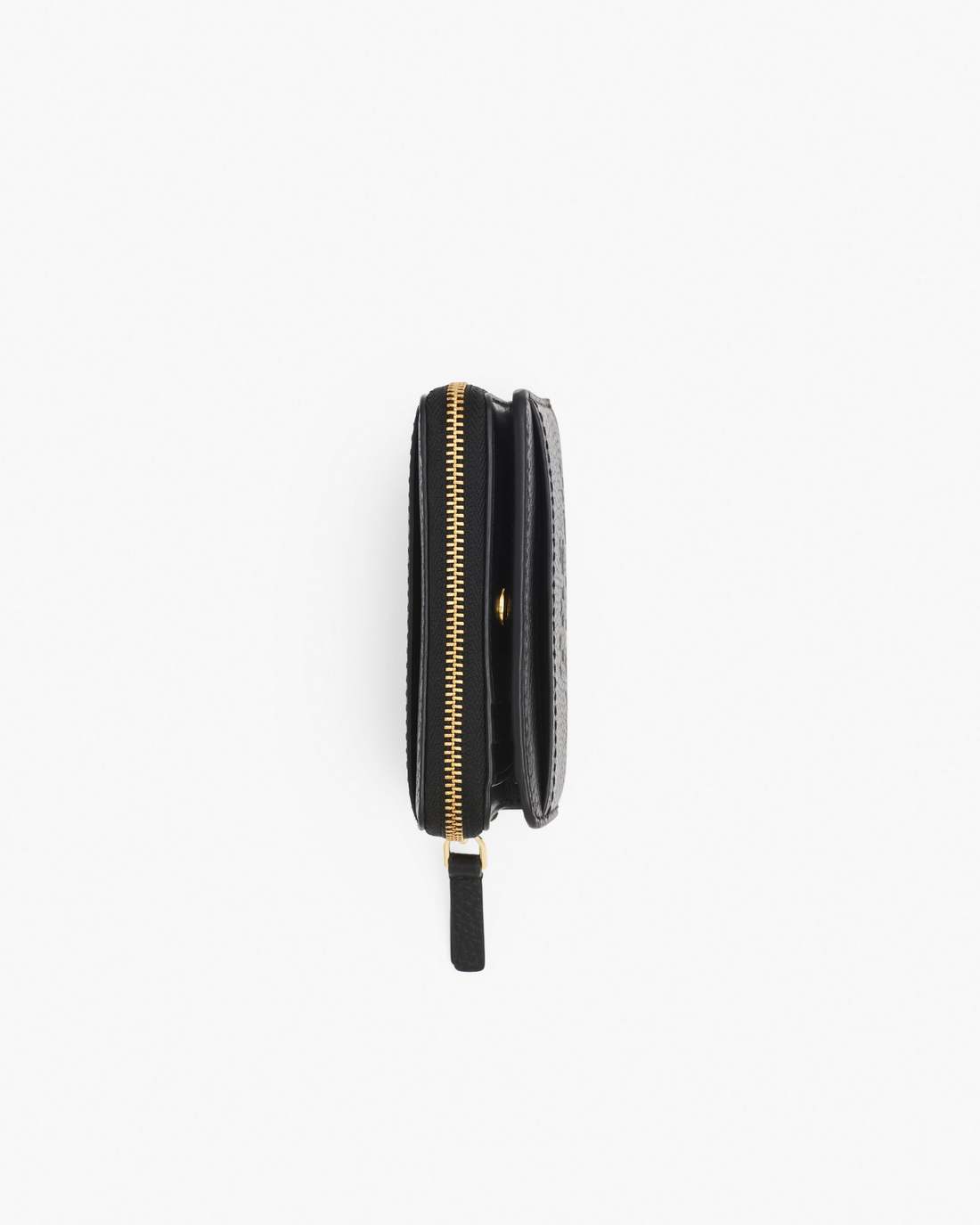 Marc Jacobs Discount | The Leather Mini Compact Wallet Black