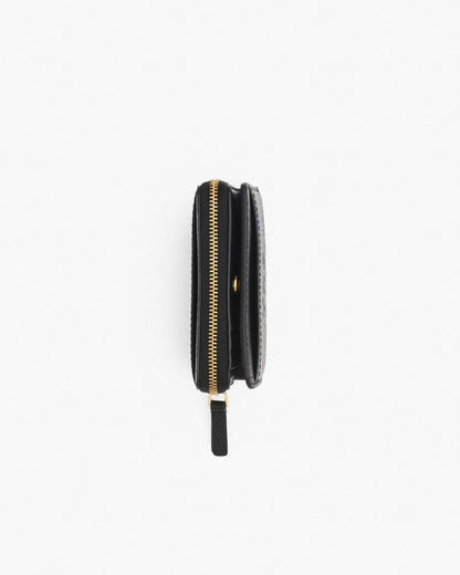 Marc Jacobs Discount | The Leather Mini Compact Wallet Black