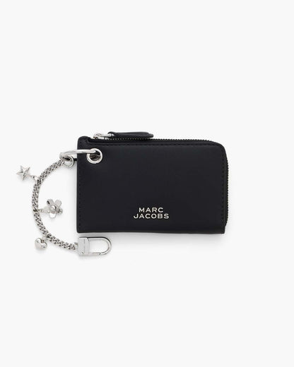 Marc Jacobs Great Value | The Everyday Top Zip Charm Wallet Black