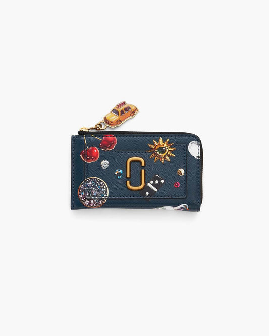 Marc Jacobs Latest | The Trinket Utility Snapshot Top Zip Multi Wallet Navy Multi