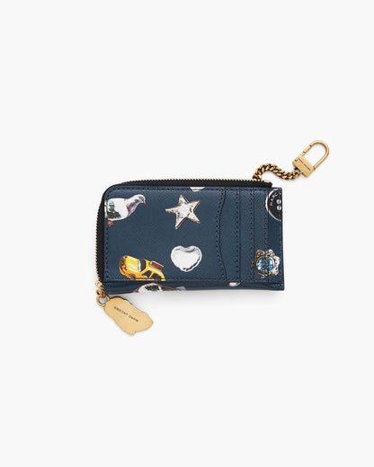 Marc Jacobs Latest | The Trinket Utility Snapshot Top Zip Multi Wallet Navy Multi