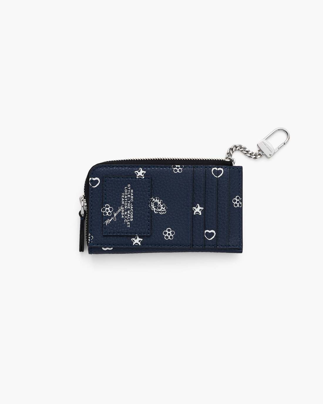 Marc Jacobs Trending | The Bandana Top Zip Multi Wallet Navy Multi