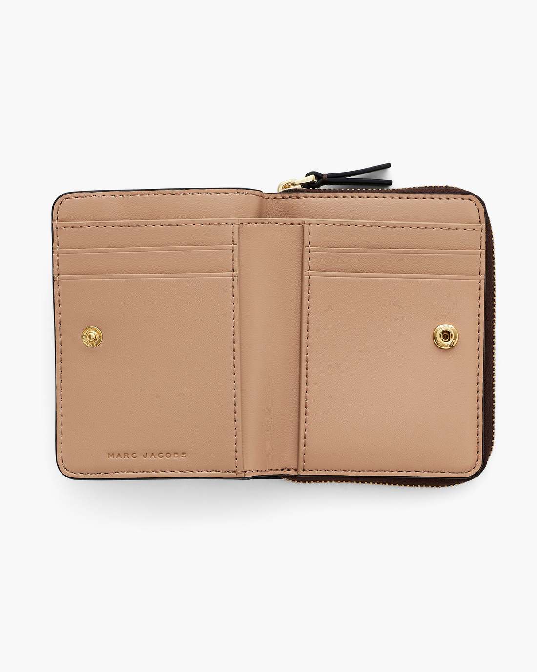 Marc Jacobs Sale | The Leather Mini Compact Wallet Ganache