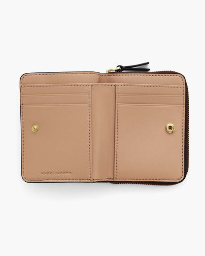 Marc Jacobs Sale | The Leather Mini Compact Wallet Ganache