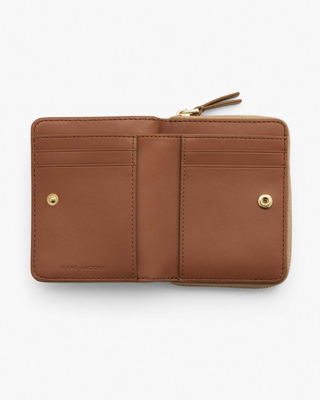 Marc Jacobs Everyday | The Leather Mini Compact Wallet Camel