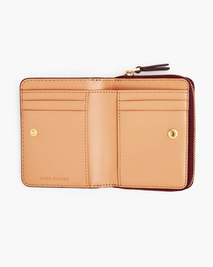 Marc Jacobs New | The Leather Mini Compact Wallet Cherry