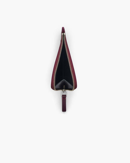 Marc Jacobs Value | The Top Zip Charm Wallet Dark Plum