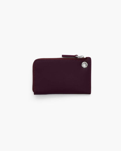 Marc Jacobs Value | The Top Zip Charm Wallet Dark Plum