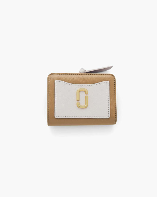 Marc Jacobs Great Value | The Utility Snapshot Mini Compact Wallet Camel Multi