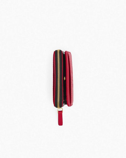 Marc Jacobs Premium | The Leather Mini Compact Wallet True Red
