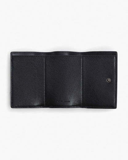 Marc Jacobs Best Seller | The Utility Snapshot DTM Mini Trifold Wallet Black