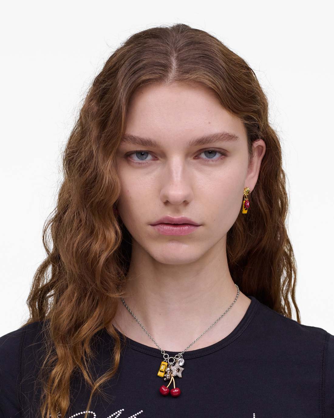 Marc Jacobs Everyday | The Trinket Cluster Necklace Silver/Multi