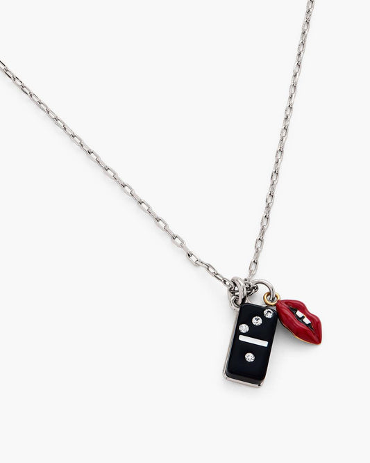 Marc Jacobs Discount | The Trinket Pendant Necklace Silver/Multi