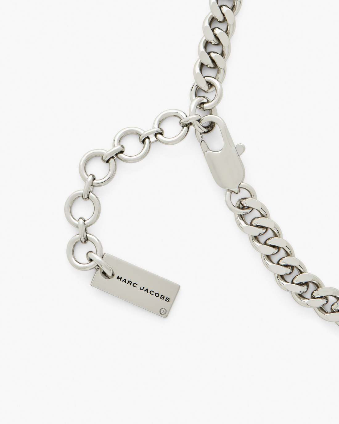 Marc Jacobs Top Pick | The Mini Icon Charm Necklace Light Antique Silver