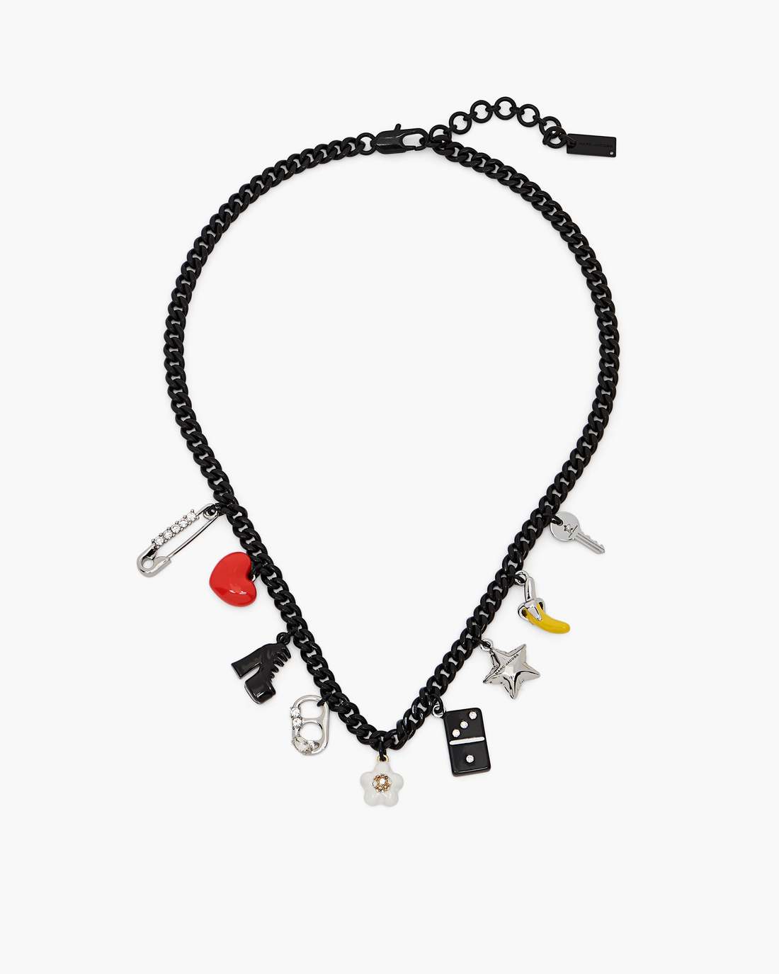 Marc Jacobs Trusted | The Collector Charm Necklace Black Multi
