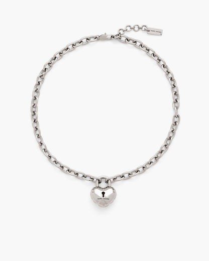 Marc Jacobs Discount | The Heart Balloon Necklace Light Antique Silver