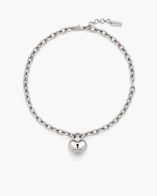 Marc Jacobs Discount | The Heart Balloon Necklace Light Antique Silver
