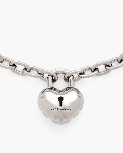 Marc Jacobs Discount | The Heart Balloon Necklace Light Antique Silver