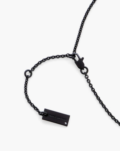 Marc Jacobs Popular | The Daisy Pave Necklace Black/Black Crystal