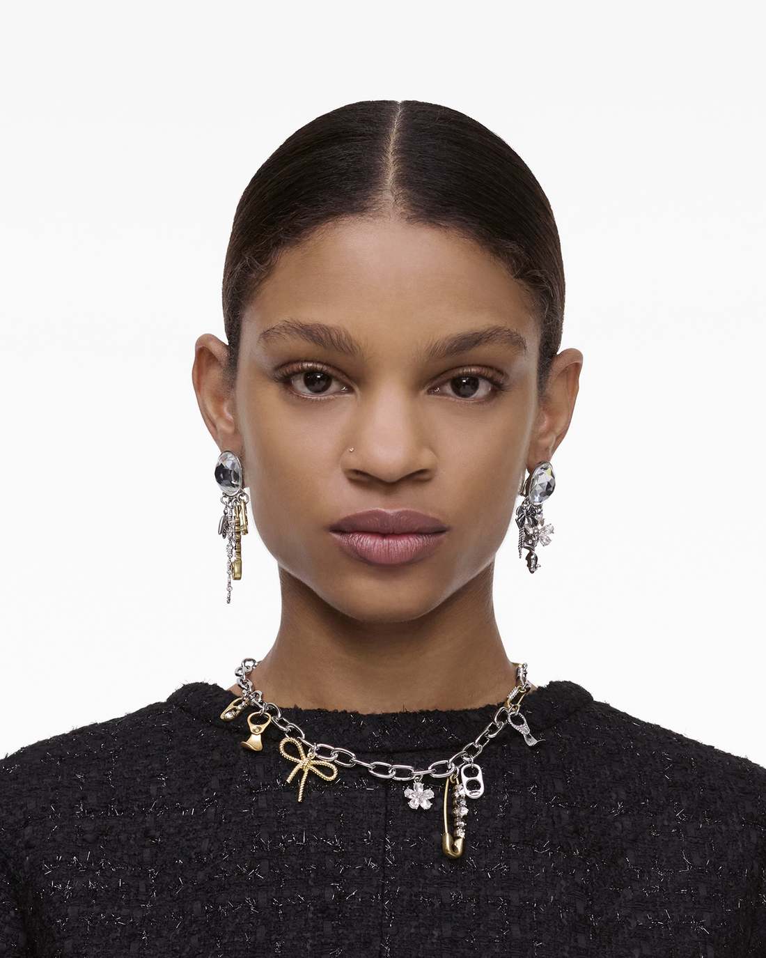 Marc Jacobs Exclusive | The Grunge Glam Charm Necklace Gold/Silver