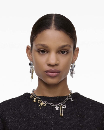Marc Jacobs Exclusive | The Grunge Glam Charm Necklace Gold/Silver