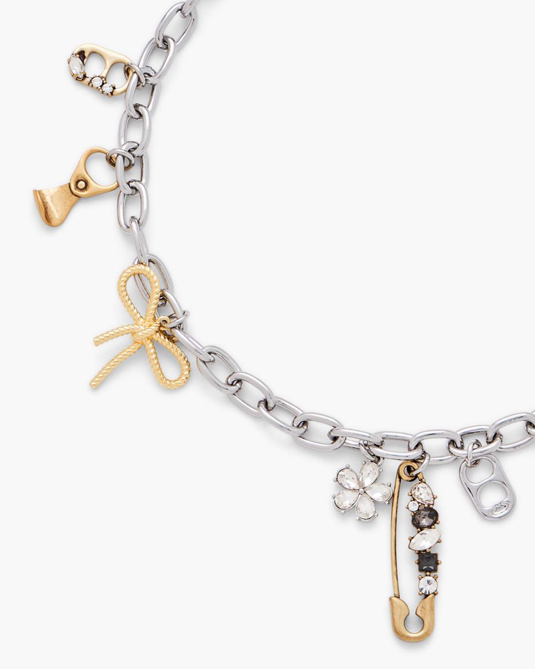 Marc Jacobs Exclusive | The Grunge Glam Charm Necklace Gold/Silver