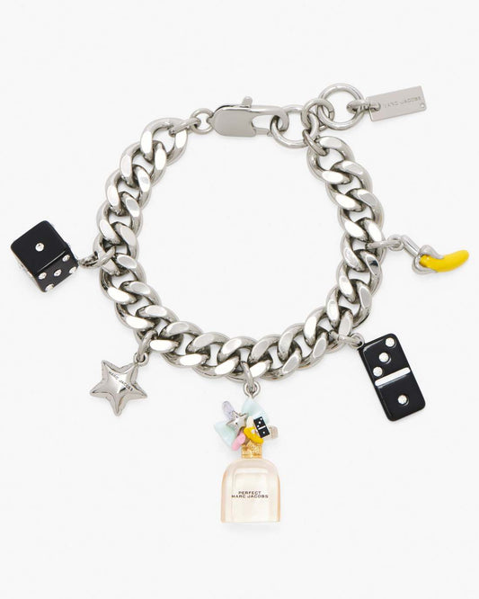 Marc Jacobs Value | Perfect Charm Bracelet Silver/Pink Multi