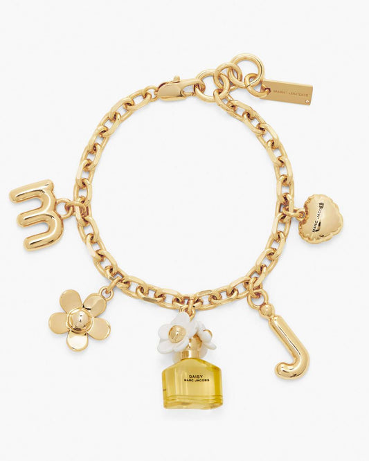 Marc Jacobs Quality | Daisy Charm Bracelet Gold/Yellow Multi