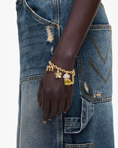 Marc Jacobs Quality | Daisy Charm Bracelet Gold/Yellow Multi