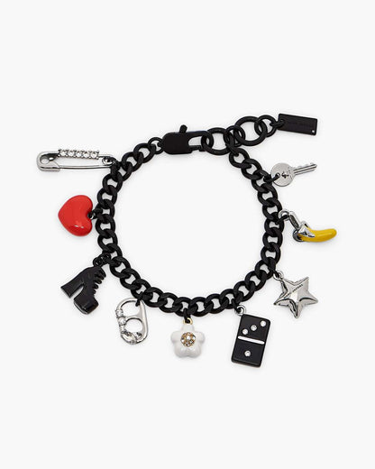 Marc Jacobs Quality | The Collector Charm Bracelet Black Multi