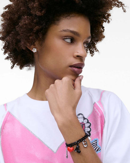 Marc Jacobs Quality | The Collector Charm Bracelet Black Multi