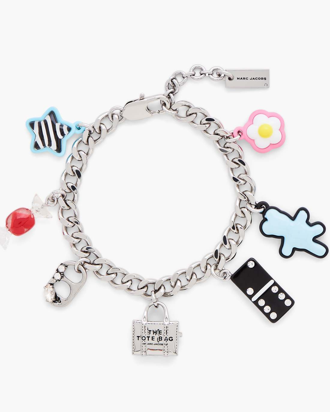 Marc Jacobs Special Offer | The Sticker Charm Bracelet Silver Multi