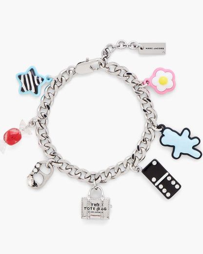 Marc Jacobs Special Offer | The Sticker Charm Bracelet Silver Multi