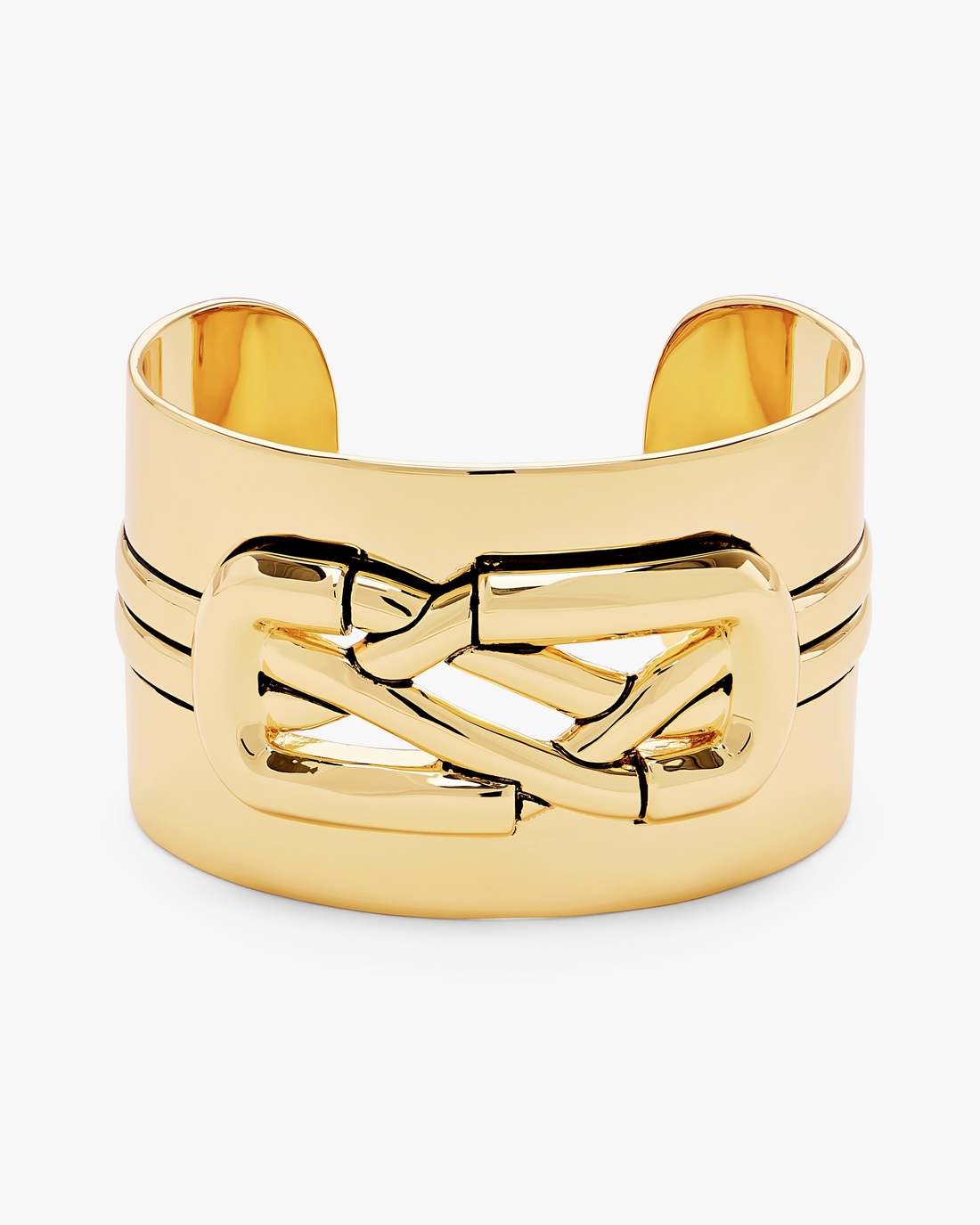 Marc Jacobs Top Pick | The Dual Statement Cuff Bracelet Gold