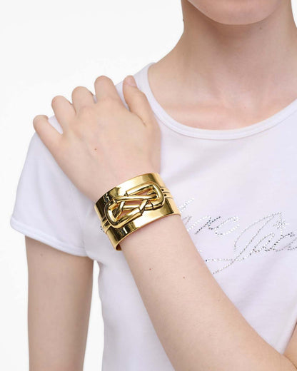 Marc Jacobs Top Pick | The Dual Statement Cuff Bracelet Gold