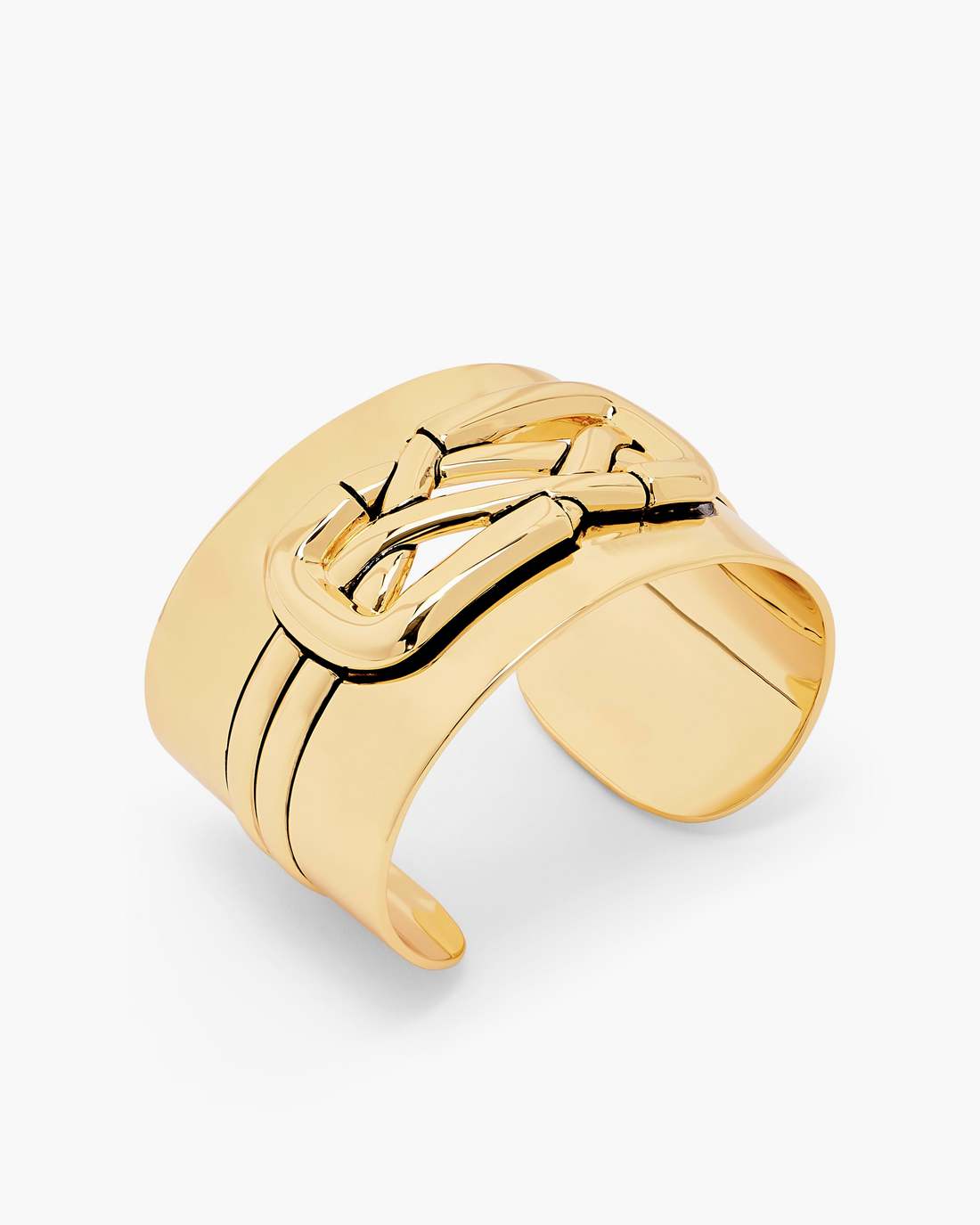 Marc Jacobs Top Pick | The Dual Statement Cuff Bracelet Gold
