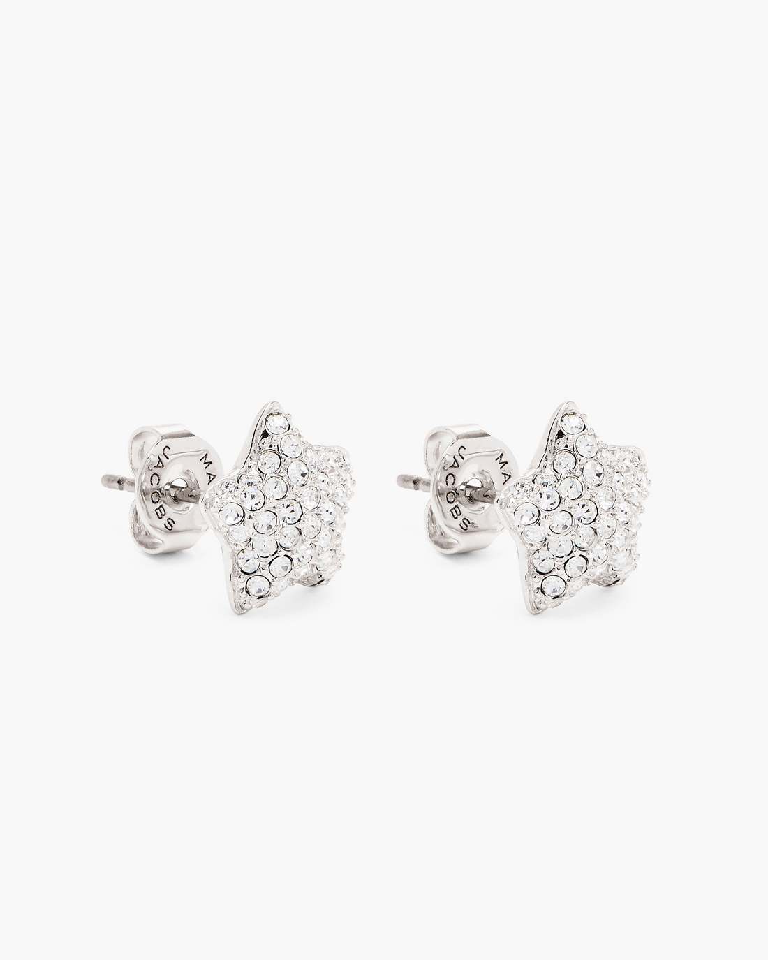 Marc Jacobs Trusted | The Star Pave Stud Earrings Silver/Crystal