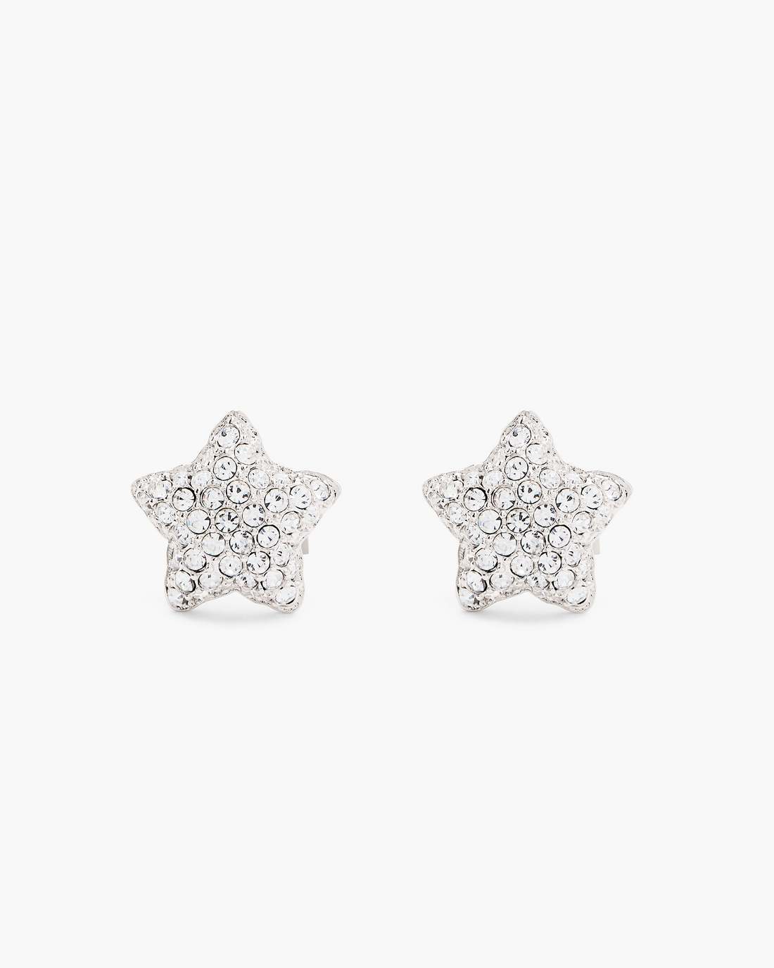 Marc Jacobs Trusted | The Star Pave Stud Earrings Silver/Crystal