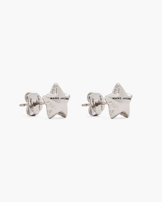 Marc Jacobs Essential | The Star Balloon Stud Earrings Light Antique Silver