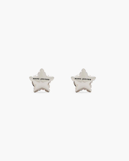 Marc Jacobs Essential | The Star Balloon Stud Earrings Light Antique Silver